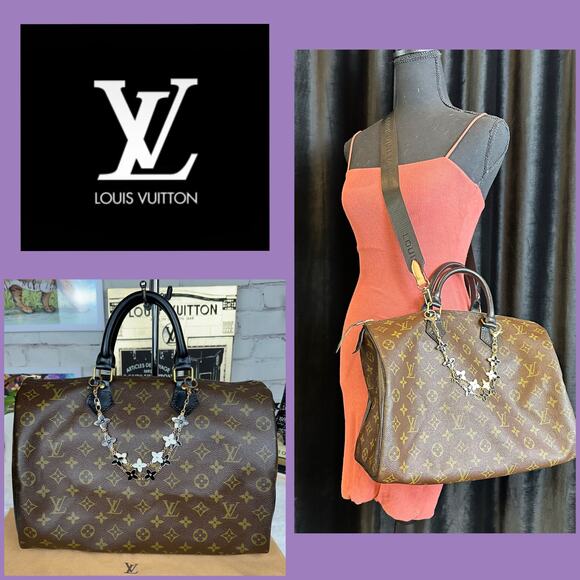 Louis Vuitton Speedy 35 Vintage Custom dyed leather CUTE - Picture 2 of 16